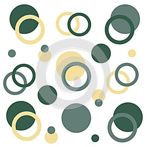 Seamless geometric pattern with circle