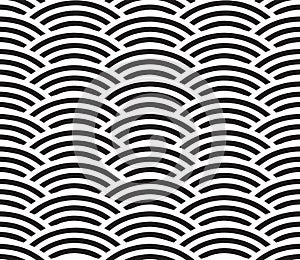 Seamless geometric pattern of circles