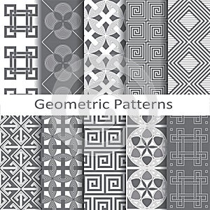Seamless geometric pattern design background