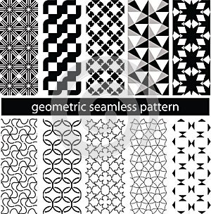 Seamless geometric pattern design background