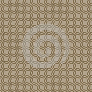 Seamless geometric pattern doubled lines on a brown background,,