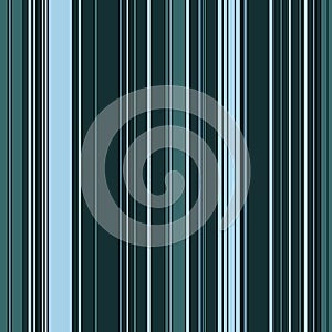 Four shades of green petrolio color vertical stripes. Seamless geometric pattern. photo