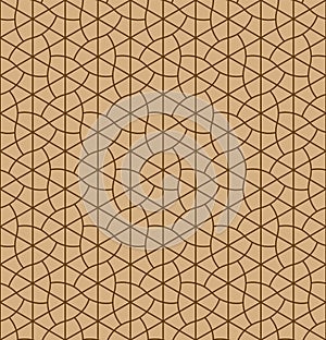 Seamless geometric pattern inspired by Japanese Kumiko ornament