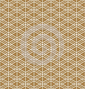 Seamless geometric pattern inspired by Japanese Kumiko ornament