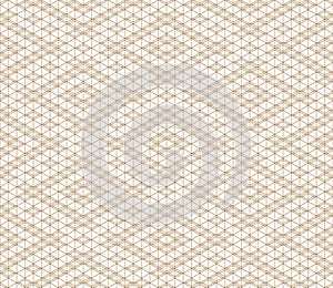 Seamless geometric pattern inspired by Japanese woodworking style Kumiko zaiku