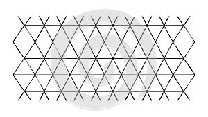 Seamless Geometric Pattern with Intersecting Grid Lines, vector design Generative AI