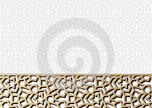 Seamless geometric pattern. Islamic pattern. arabic, east ornament, indian ornament, persian motif, 3D. Ramadan Kareem