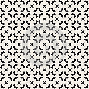 Seamless geometric pattern. Monochrome texture.