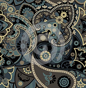 Seamless geometric pattern in oriental style