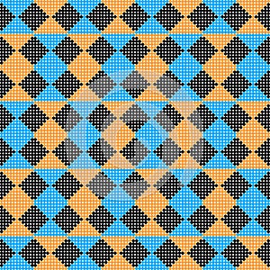 Seamless geometric pattern with rhombuses.
