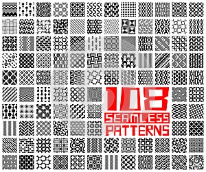 Seamless Geometric Pattern Set