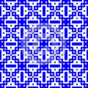 Seamless geometric pattern - tenunan kaindo2