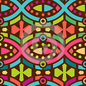 Seamless Geometric Pattern for Textile Design