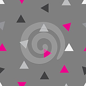 Seamless geometric pattern with triangle