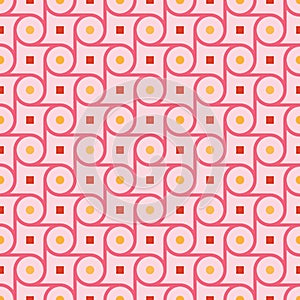 Seamless geometric pattern. Triangles. Color print.