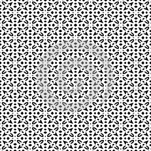 Seamless geometric pattern. Vector art.Vector Seamless Black and White