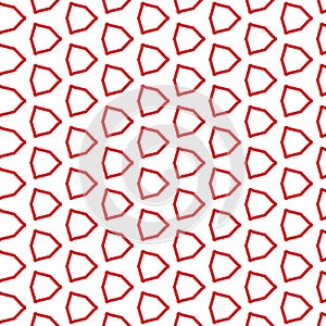 Seamless geometric red traingle pattern in classic style. Repeating linear texture for wallpaper, packaging.