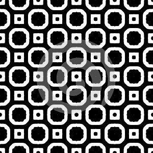 SEAMLESS BLACK AND WHITE GEOMETRIC PATTERN