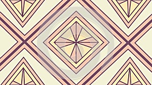 Seamless Geometric Retro Pattern Vector, vector design Generative AI