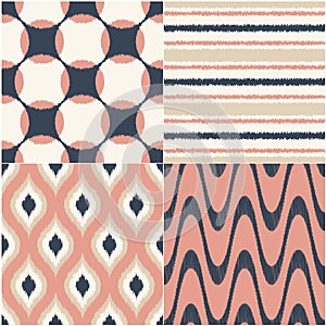 Seamless geometric textile vector background. Repeated pattern for home interior, fabric design