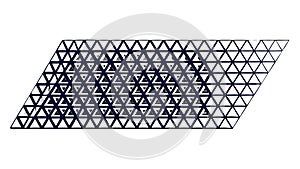 Seamless Geometric Triangular Pattern for Modern Designs, vector design Generative AI