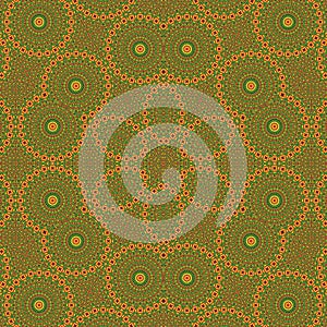 Seamless geometric wall paper,abstract circular pattern,mandala art design,line and colorful shape background