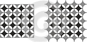 Seamless Geometrical Muster moderne Farben pattern. VECTOR CDR CORELDRAW X16 photo