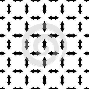 Seamless geometrical pattern, arrows, vector index pattern arrows indicate the direction of the side of the world