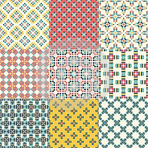 Seamless geometrical patterns