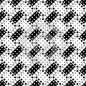 Seamless geometrical rounded diagonal square pattern background design