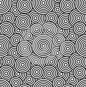 Seamless geometrical vector pattern