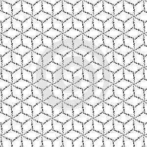 Seamless geometrical vector pattern