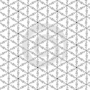 Seamless geometrical vector pattern