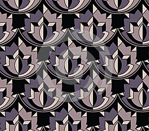 Seamless geometrical vector pattern