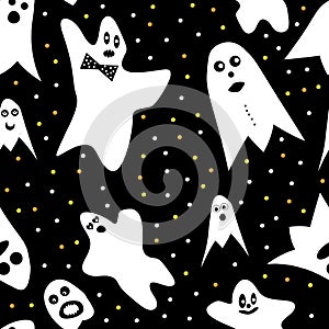 Seamless Ghost Pattern