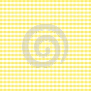 Seamless Gingham Background, Yellow