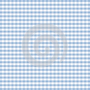 Seamless Gingham Background, Pastel Blue