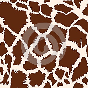 Seamless giraffe fur pattern