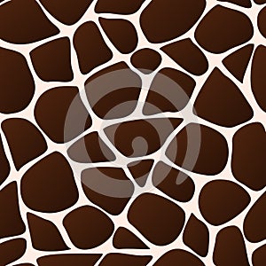 Seamless Giraffe Hide Pattern