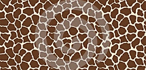 Seamless giraffe pattern skin texture repeating seamless color. Vector. Texture giraffe. Fashionable print.