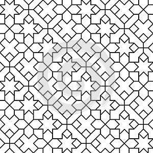 Seamless Girih Geometric pattern. photo