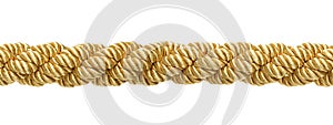 Seamless gold rope