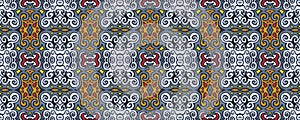 Seamless gothic ornament. Gothick style. Vintage background. Seamless texture. Abstract forms. Seamless vintage background.