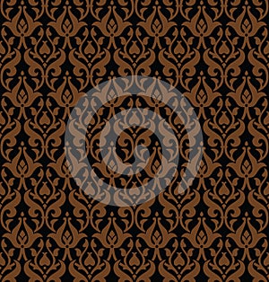 Seamless gothic vector pattern