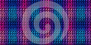 Seamless gradient knitted pattern