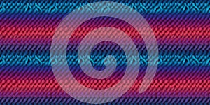 Seamless gradient knitted pattern