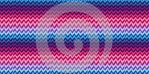Seamless gradient knitted pattern