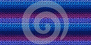 Seamless gradient knitted pattern