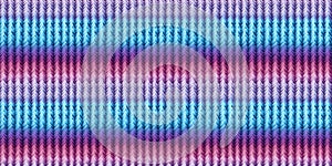 Seamless gradient knitted pattern