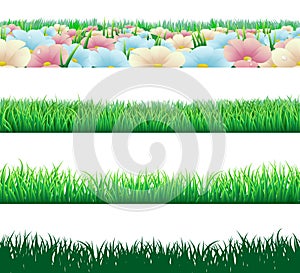 Seamless grass elements